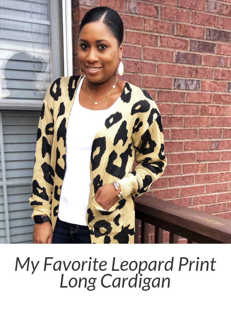 My Favorite Leopard Print Long Cardigan